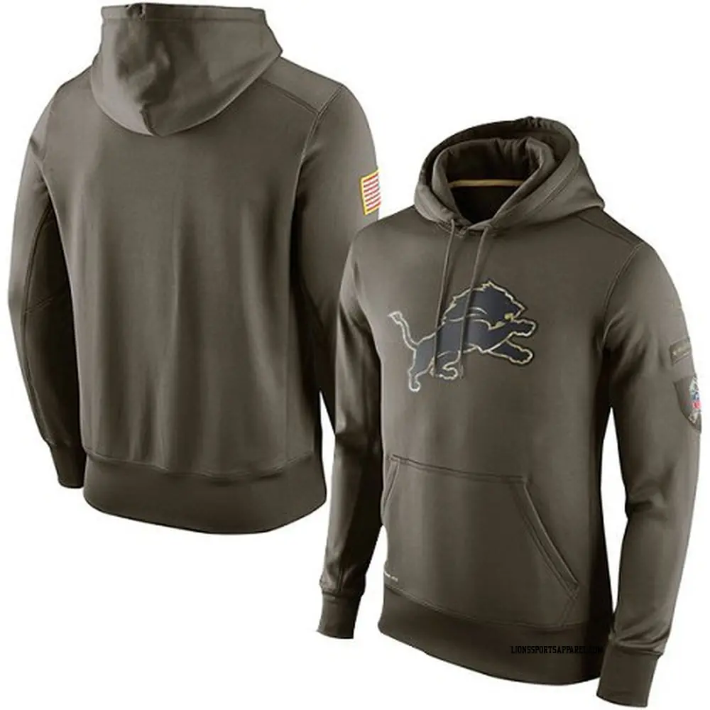 Detroit Lions Salute to Service Hoodies Sweatshirts Lions Store